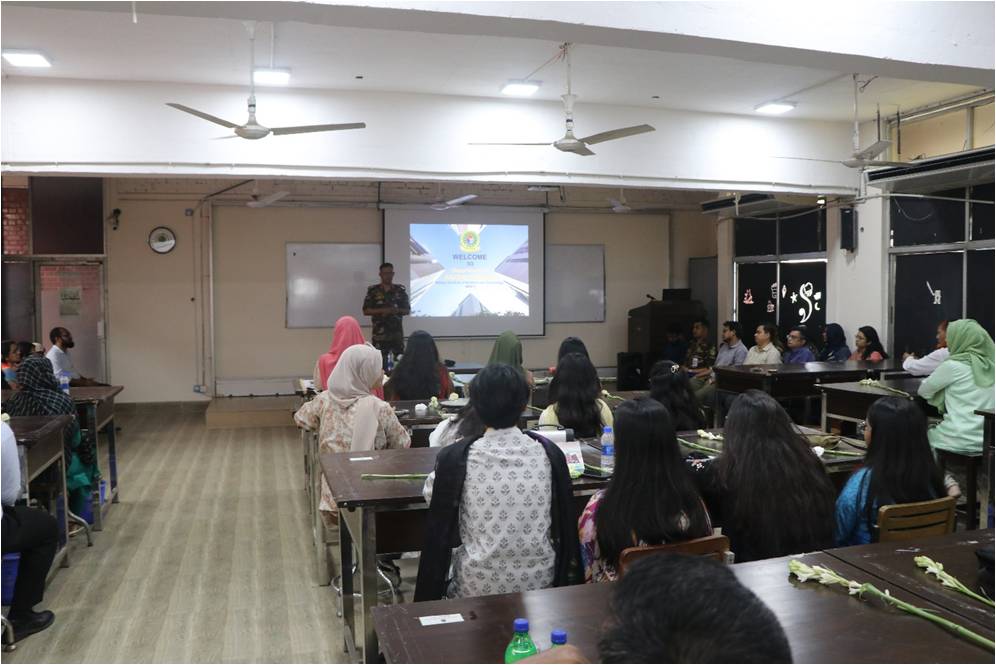 Welcoming the students of 10th Batch of Department of Architecture, MIST.